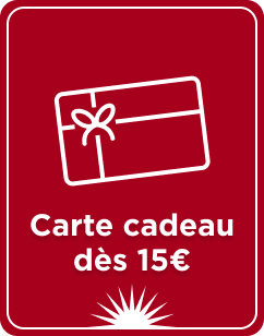 La carte cadeau dès 15€.