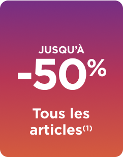 Tous les articles jusqu'à -50%