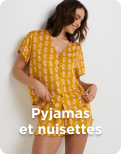 Toute la collection nuit, dès 19€90.