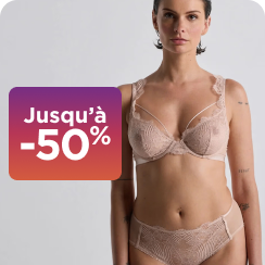 Lingerie sexy jusqu'à -50%