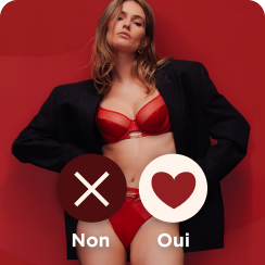 Trouver votre lingerie Saint-Valentin RougeGorge