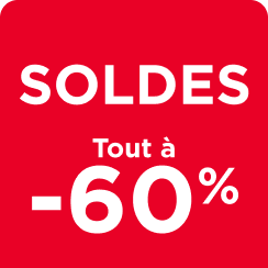 Tous les Soldes jusqu'à -60%