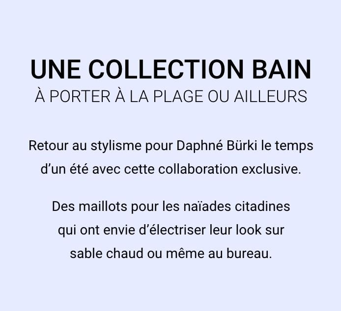 RougeGorge X Daphné Burki