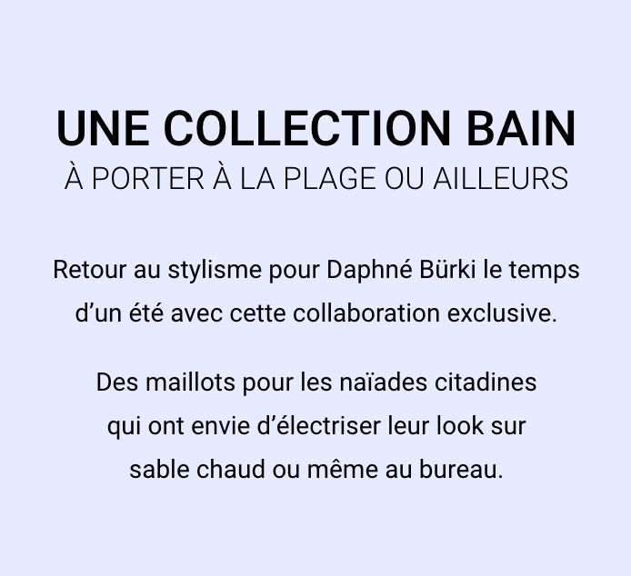 RougeGorge X Daphné Burki