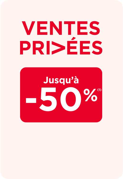 Toutes les Ventes Privées jusqu’à -50%