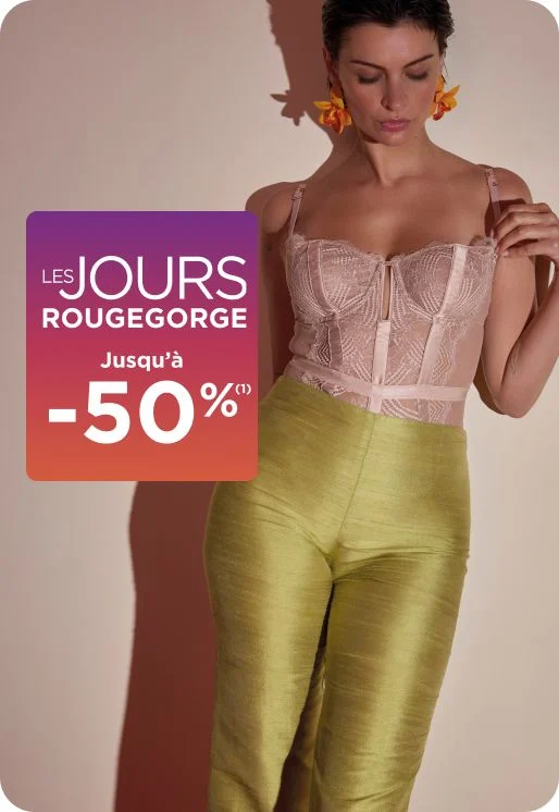 Toute la lingerie sexy, jusqu'à -50% !