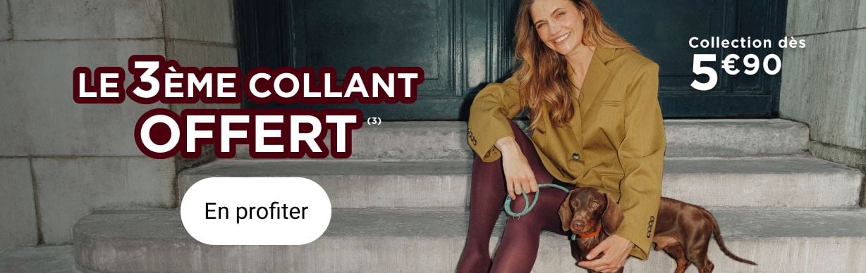 Le 3ème collant offert(3), la collection dès 5€90.