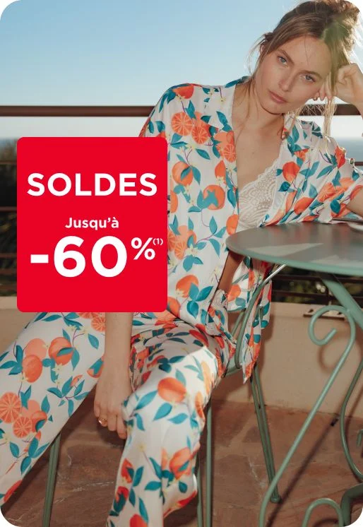 La lingerie de nuit jusqu’à -50%