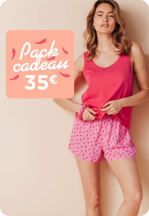 Pack cadeau pyjama à 35€