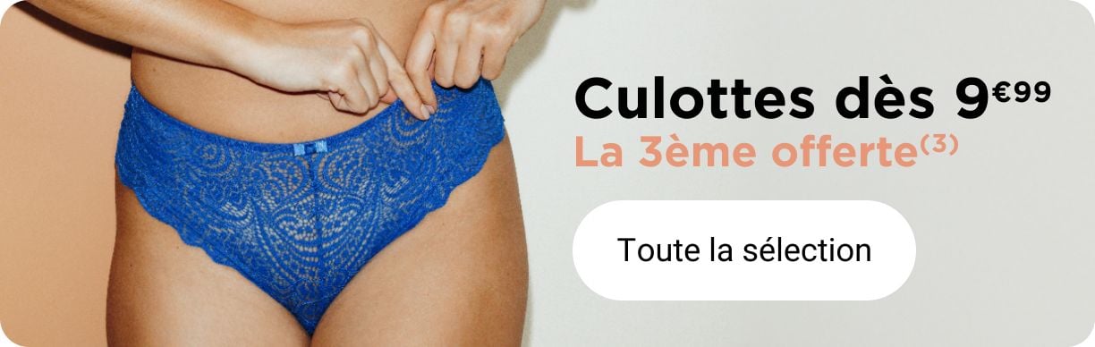 Culottes dès 9€99, la 3e offerte (3).