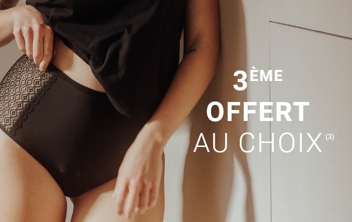 culotte menstruelle : 3eme offerte au choix