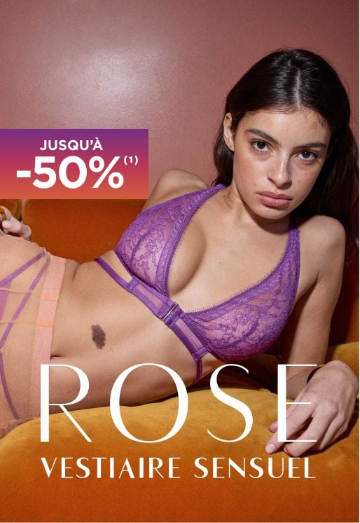 Rose, vestiaire sensuel.